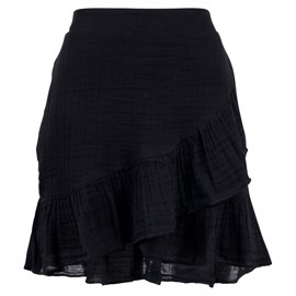 Bekka S Gauze Skirt Black 